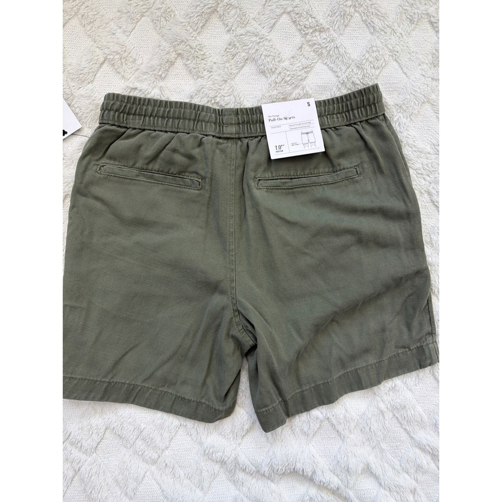 Goodfellow & Co Mens Vintage Pull-On Shorts Olive Green 7in Inseam Small NEW - Picture 6 of 6